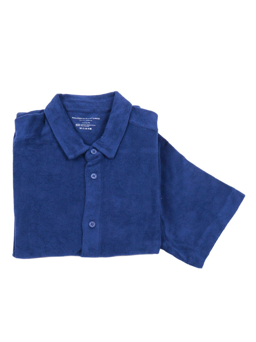 Filatures Du Lion Blue Moon Short Sleeve Polo Shirt