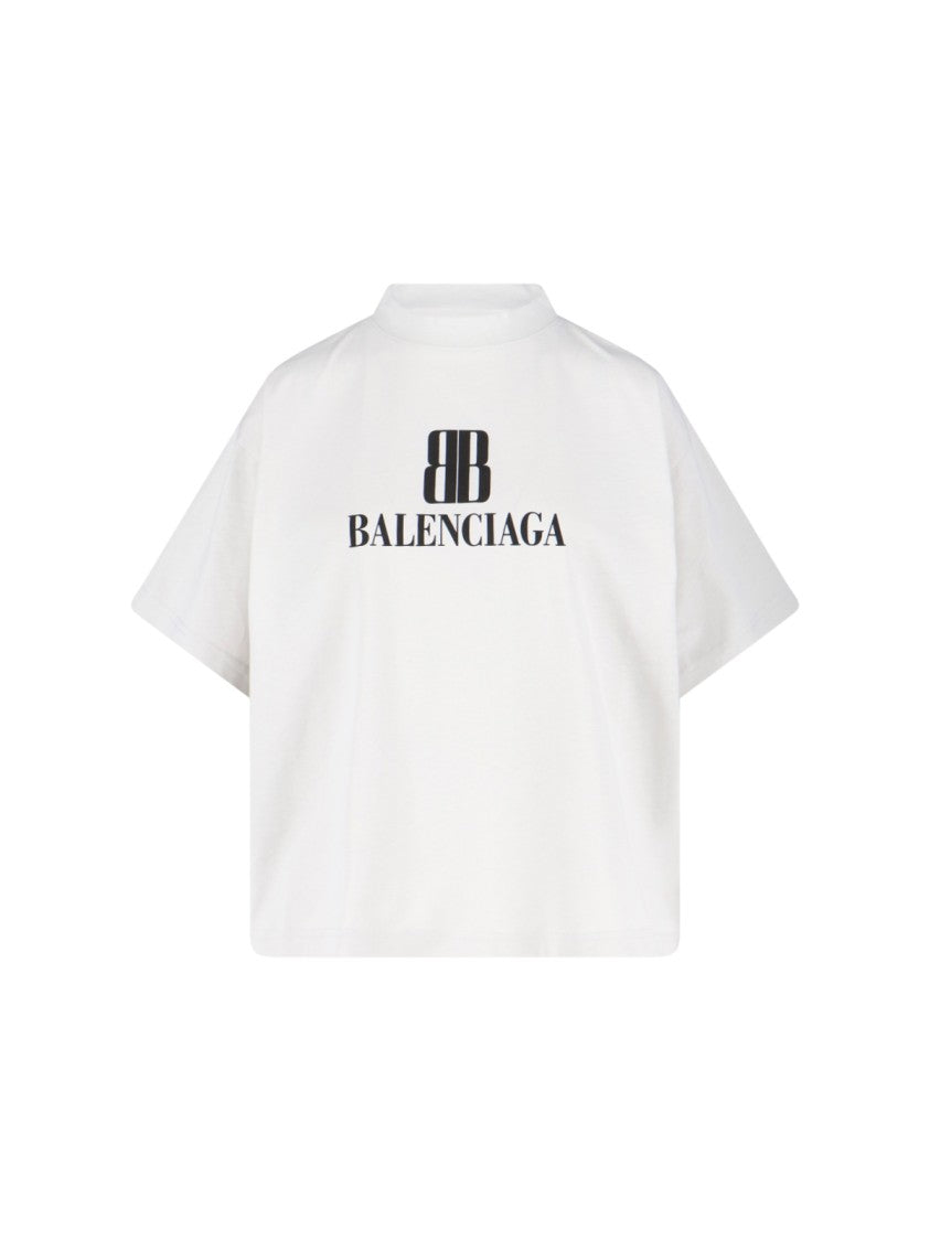 Balenciaga Logo T-Shirt – White