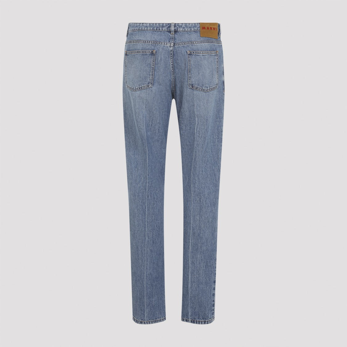 Marni Straight-Leg Mid-Blue Denim Jeans