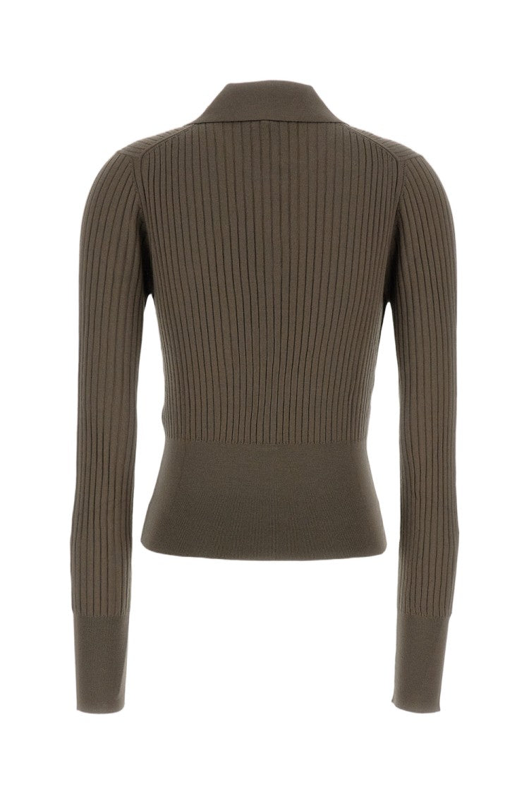 Fendi Ribbed Knit Pullover