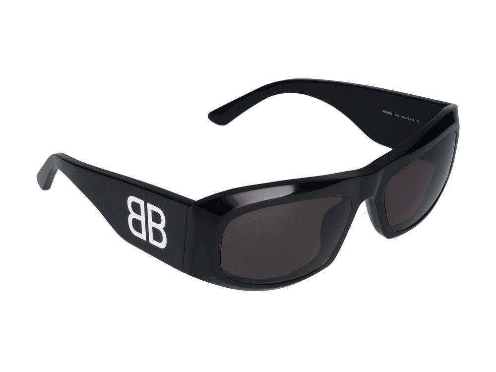 Balenciaga Sunglasses Bb0395s 001 Black Black Grey 60/18/145