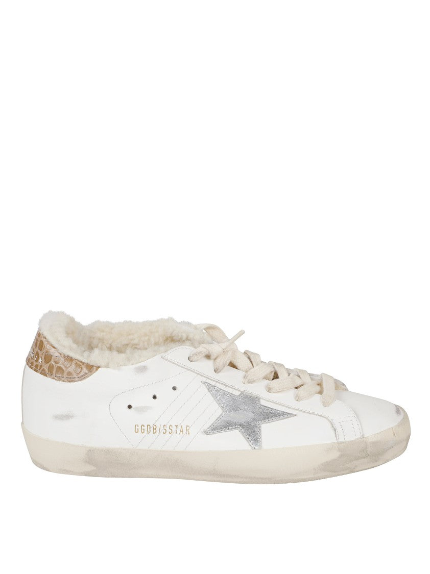Golden Goose Low-Top Sneakers With Metallic Star Accents
