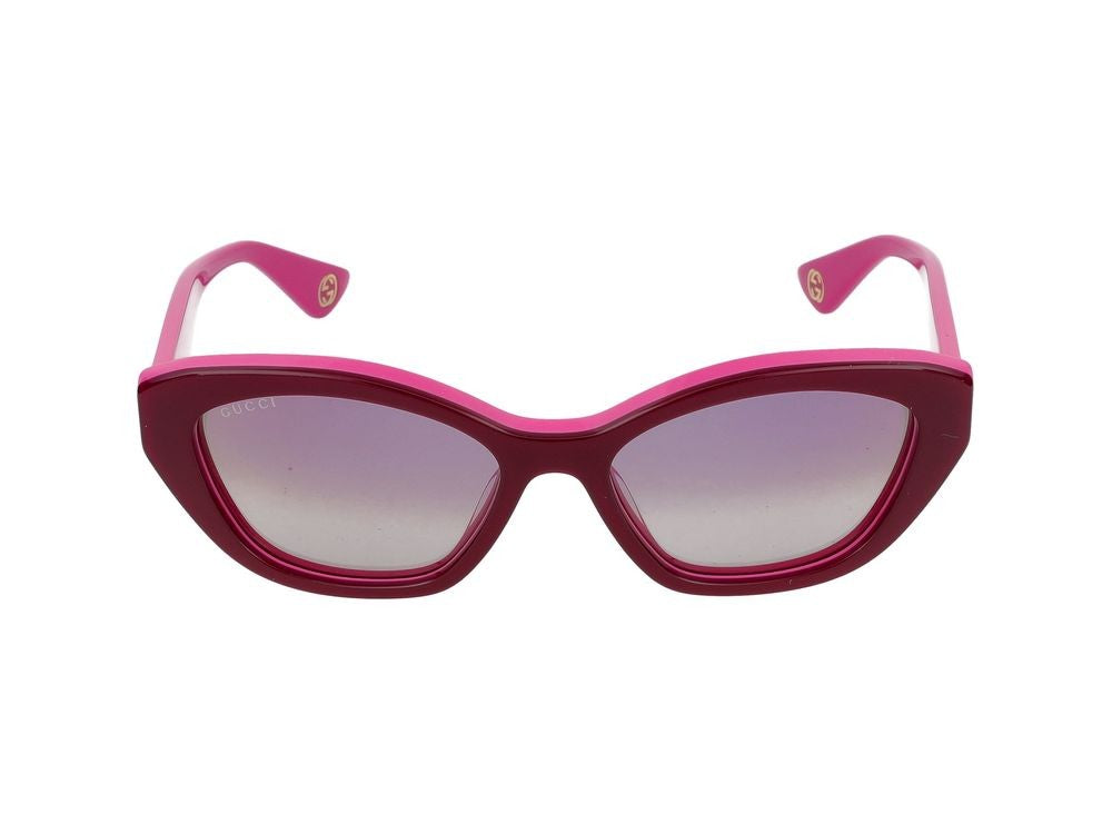 Gucci Sunglasses Gucci Gg1638s 003 Burgundy Fuchsia Red 54/17/145