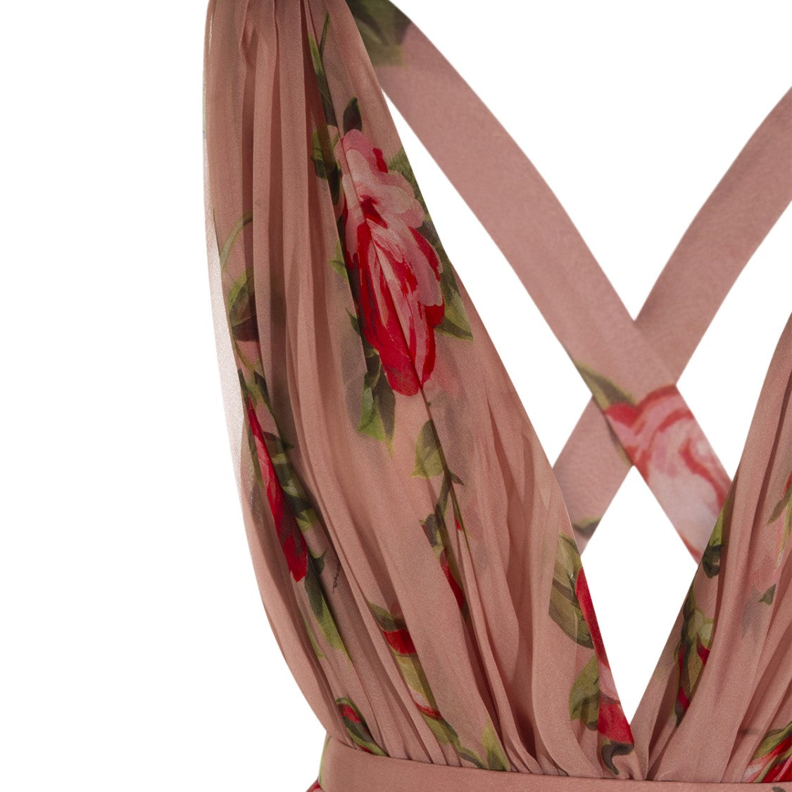 Dolce & Gabbana Flowing Maxi Dress With Floral Print