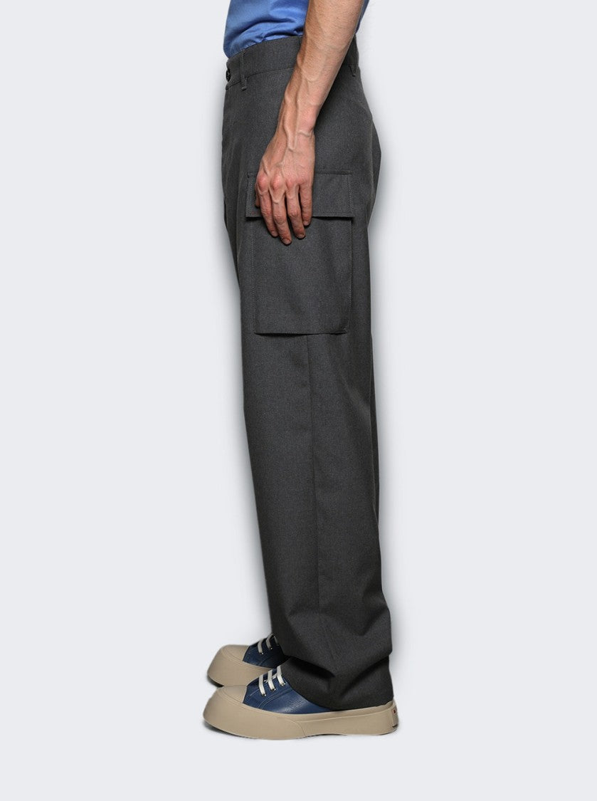 Marni Cargo Pocket Trousers Grey