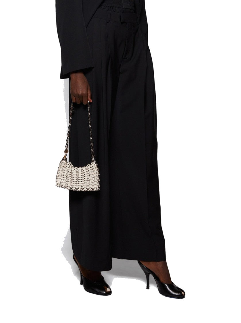 Rabanne Nano Iconic 1969 Bag Cream And Silver