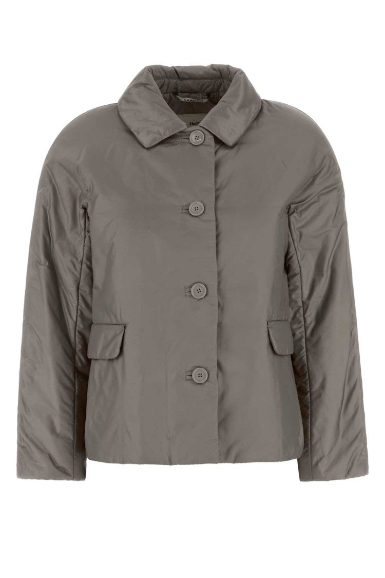 Mm The Cube Grey Polyester Greens Padded Jacket