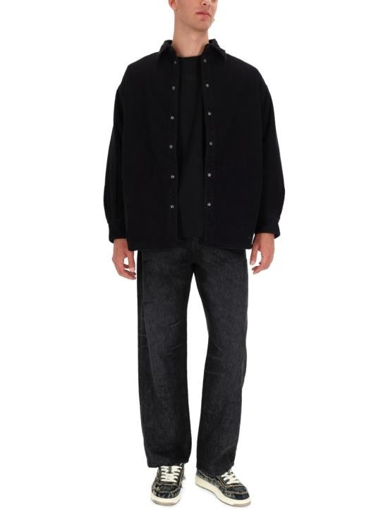Diesel Long-Sleeve Black Casual Shirt