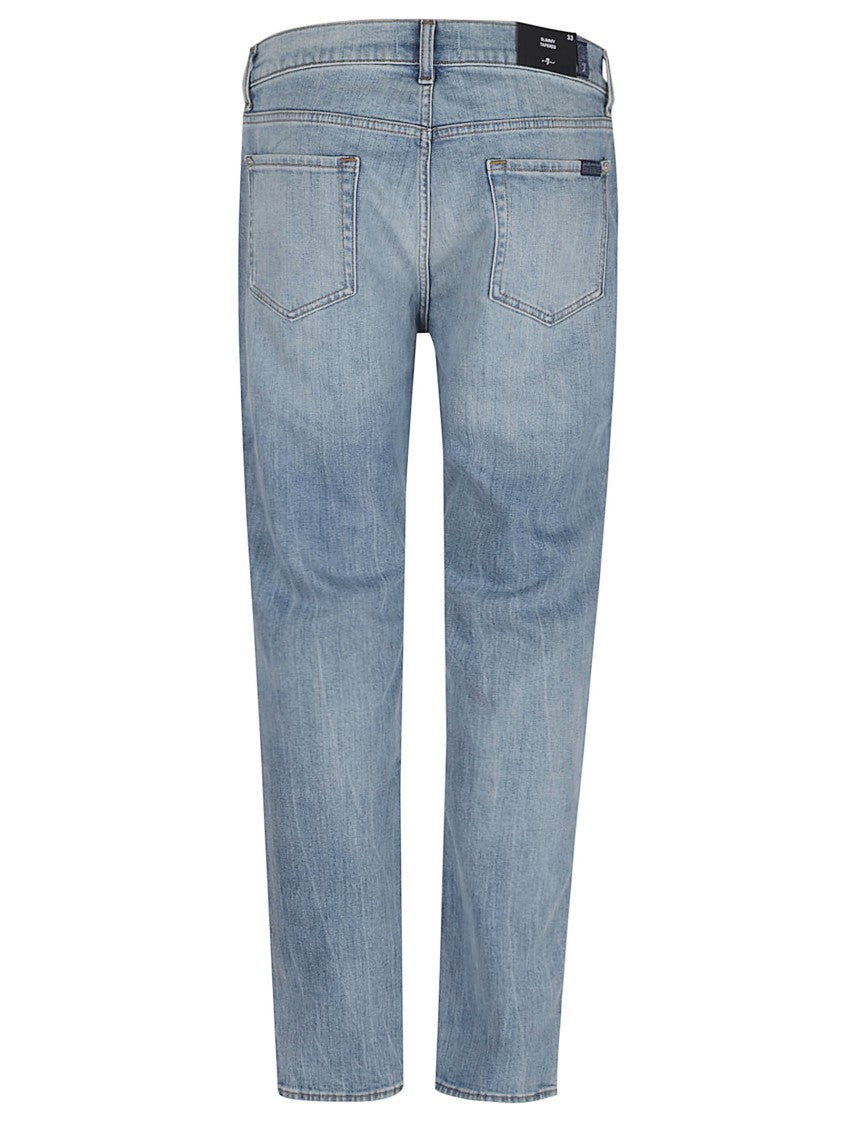 7 For All Mankind Light-Wash Denim Jeans