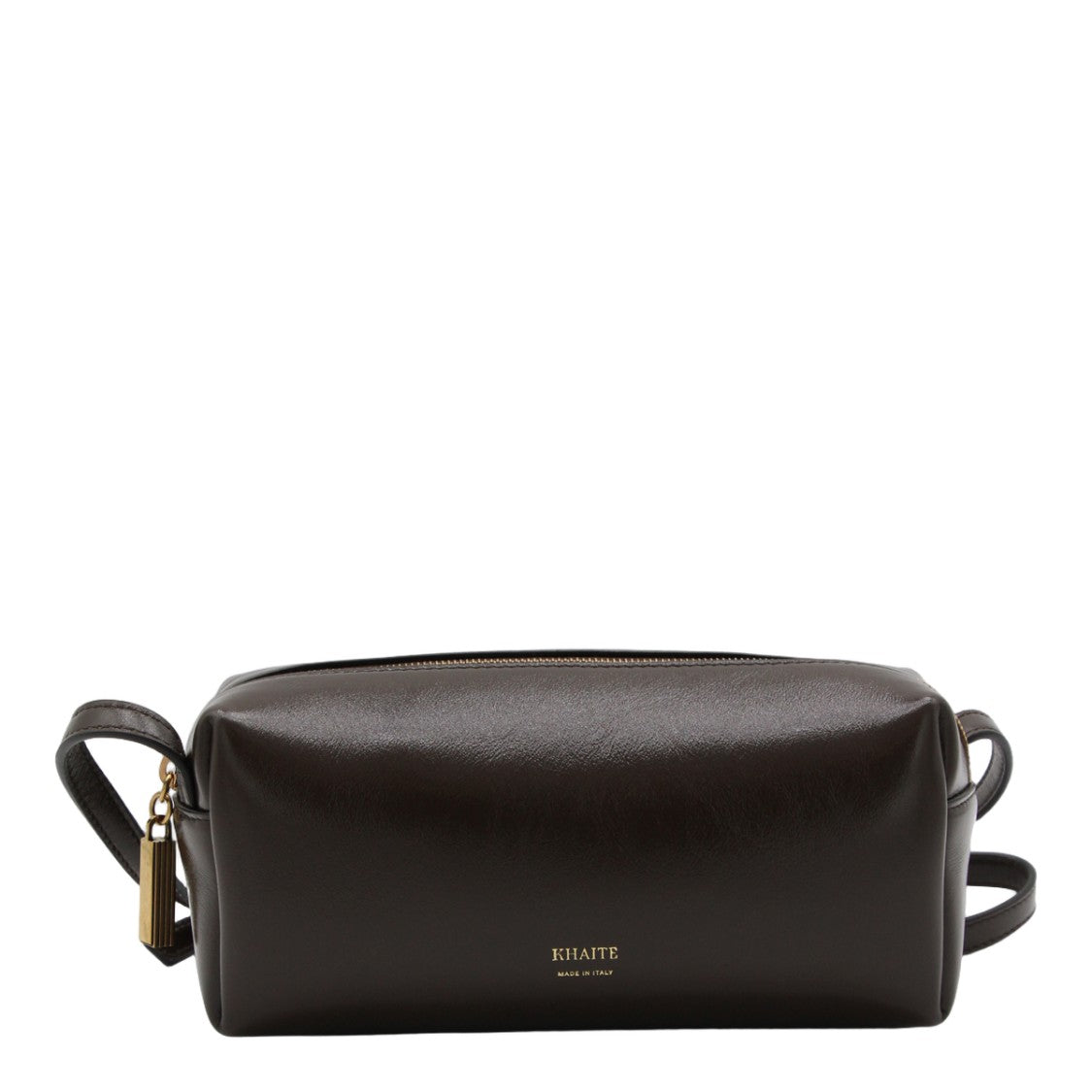 Khaite Rectangular Crossbody Bag In Polished Leather