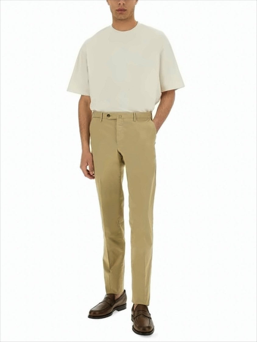 Pt Torino Straight-Fit Tailored Pants With Refined Detailing