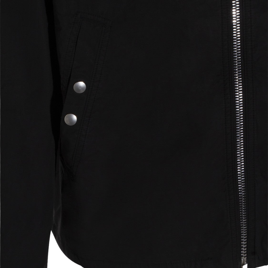 Drkshdw By Rick Owens Black Jacket With Front Zipper