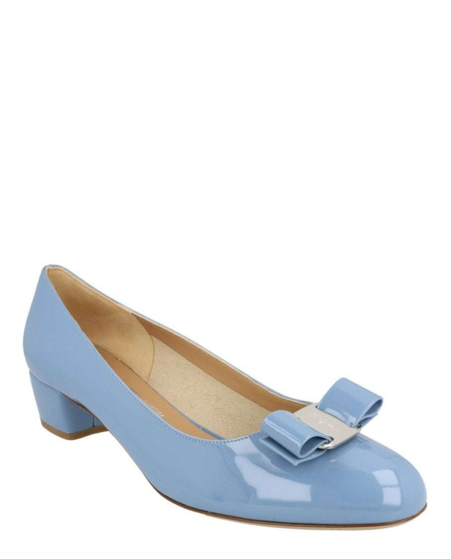 Ferragamo Vara 1 Patent Leather Pumps - Narrow Width