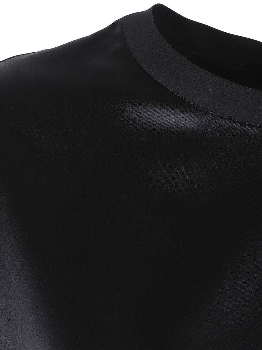 Brunello Cucinelli Short-Sleeved Silk Blend Top