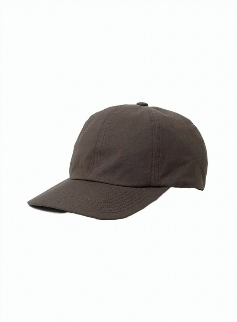 Kijima Takayuki Minimalist Brown Cotton Baseball Cap