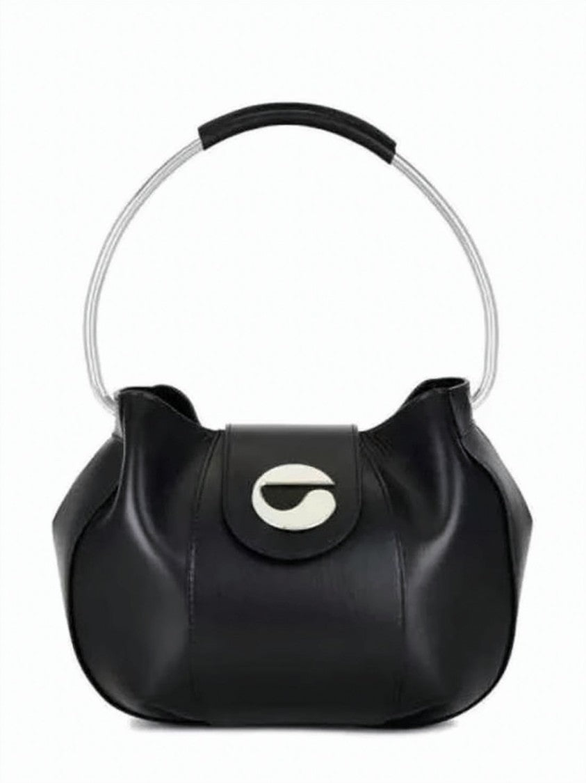 Coperni Rounded Calf Leather Shoulder Bag