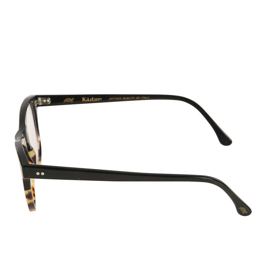 Kador Janet Classic Rounded Frame Eyeglasses With Tortoiseshell Detail