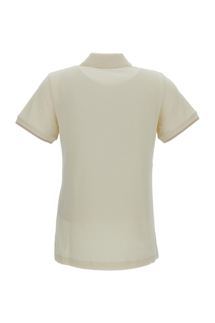 Moncler Cotton Polo Shirt With Classic Collar