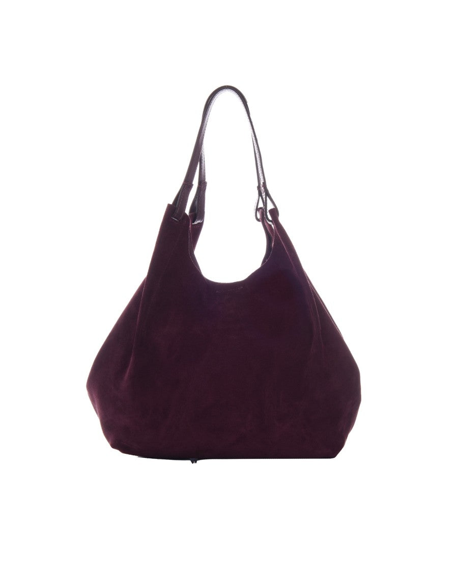 Gianni Chiarini Spacious Suede Shoulder Bag With Internal Pouch