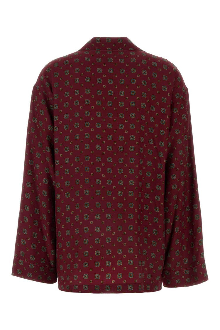 Moschino Printed Silk Shirt