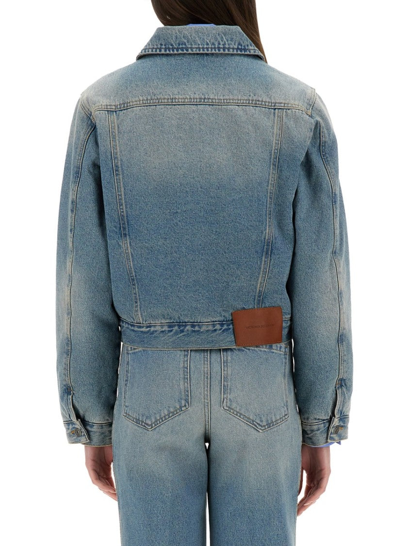 Victoria Beckham Padded Denim Jacket