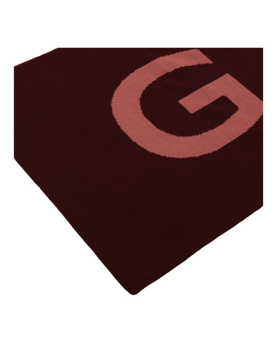 Givenchy Reversible Wool Scarf With Bold Logo Design