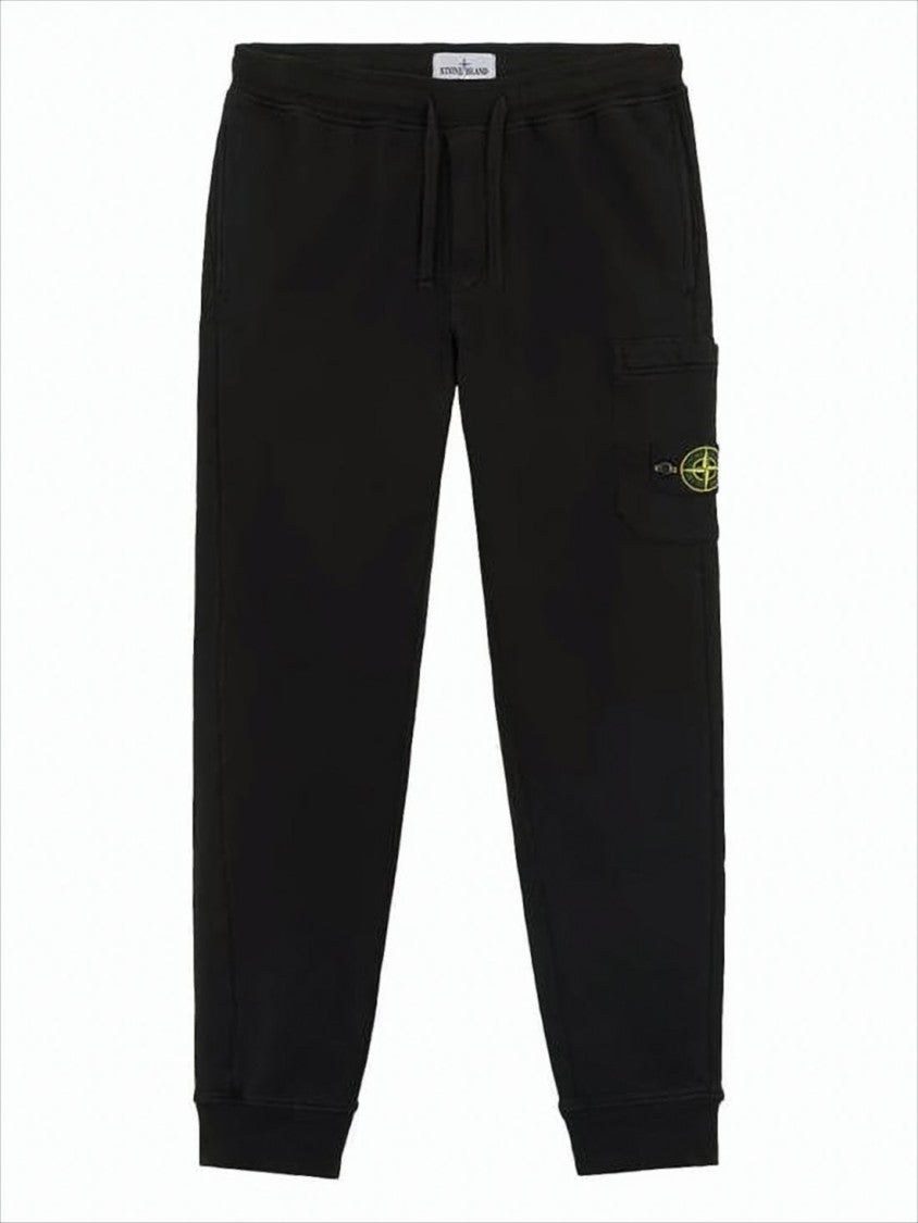 Stone Island Relaxed Jogger Pants With Cargo Pocket And Drawstring