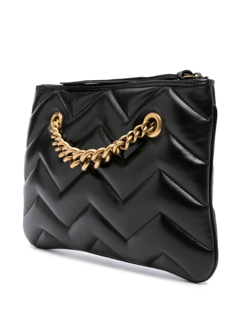 Gucci Black Lamb Leather Pouch