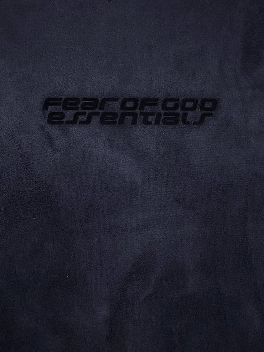 Fear Of God Modern Black Suede Fleece Hoodie