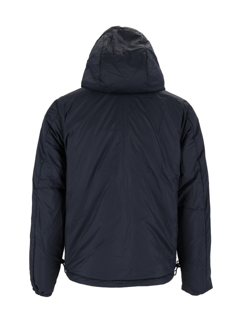 K-Way Jack Spacer Nylon Double Corto Cropped Hooded Jacket