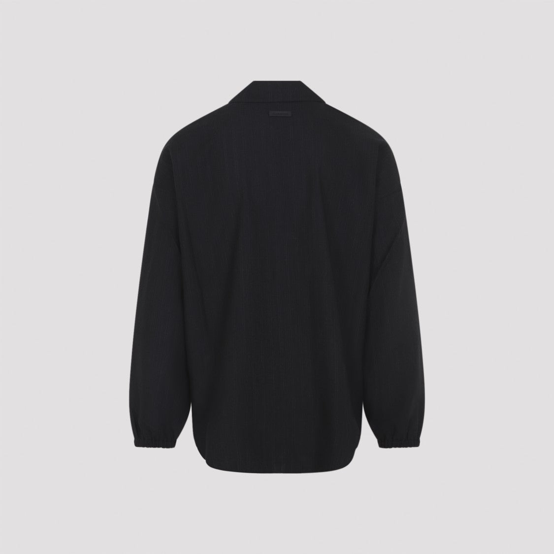Fear Of God Black Virgin Wool Shirt With Classic Collar