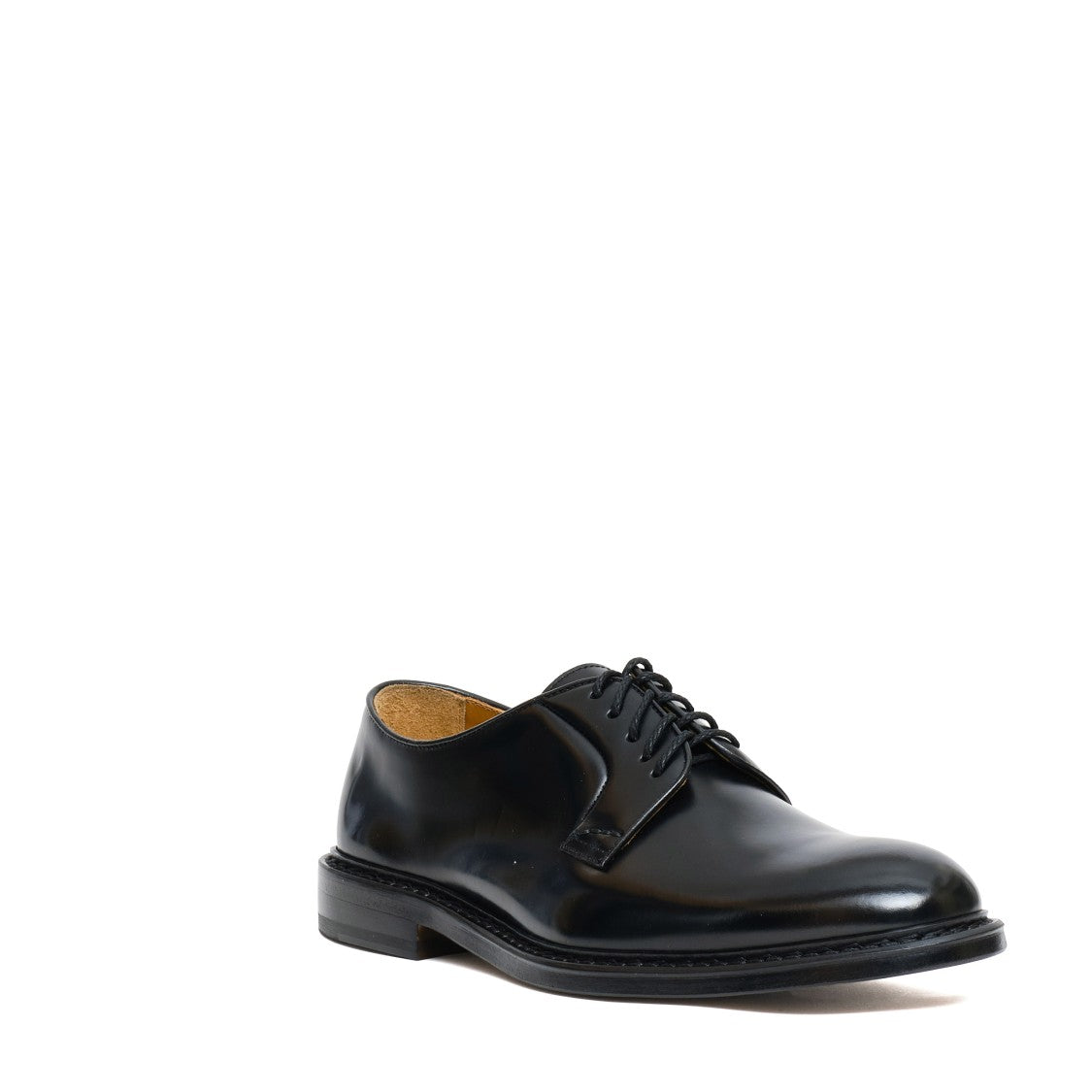 Doucal's Blake Stitch Seamless Leather Derby Shoes