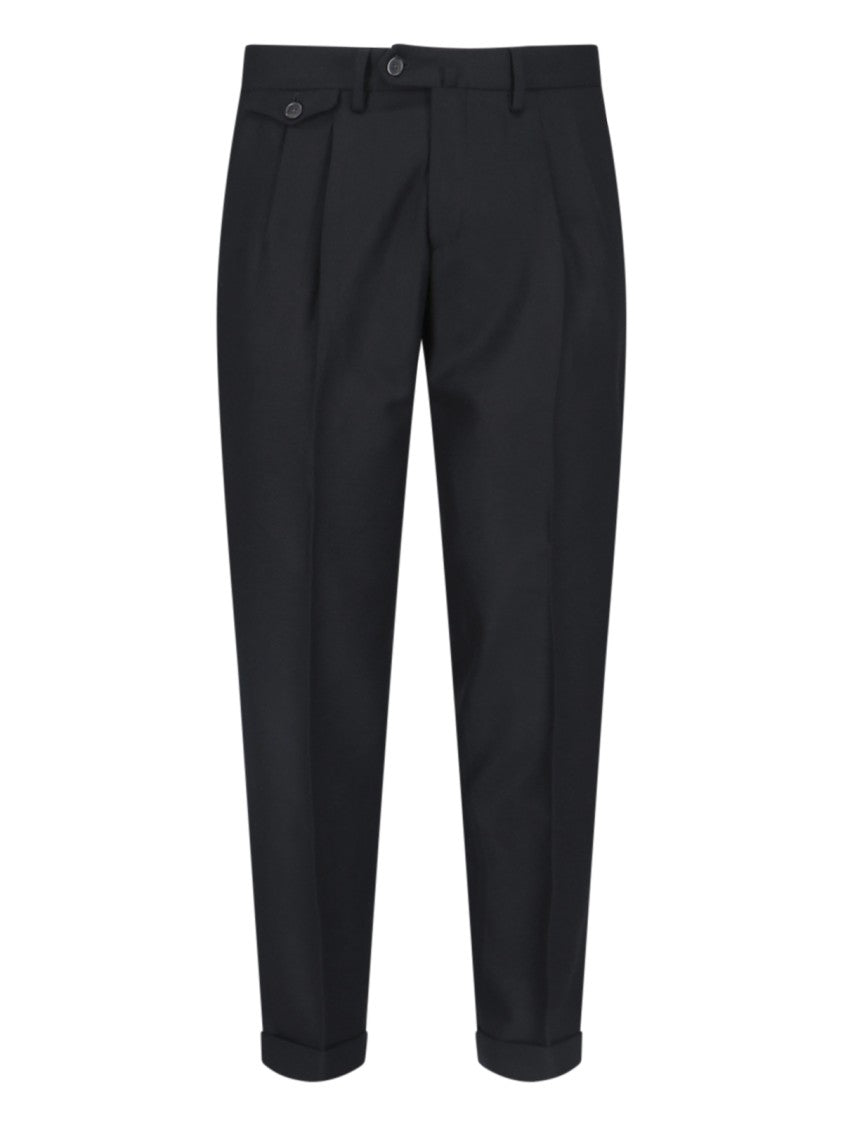 Briglia Slim-Fit Virgin Wool Trousers