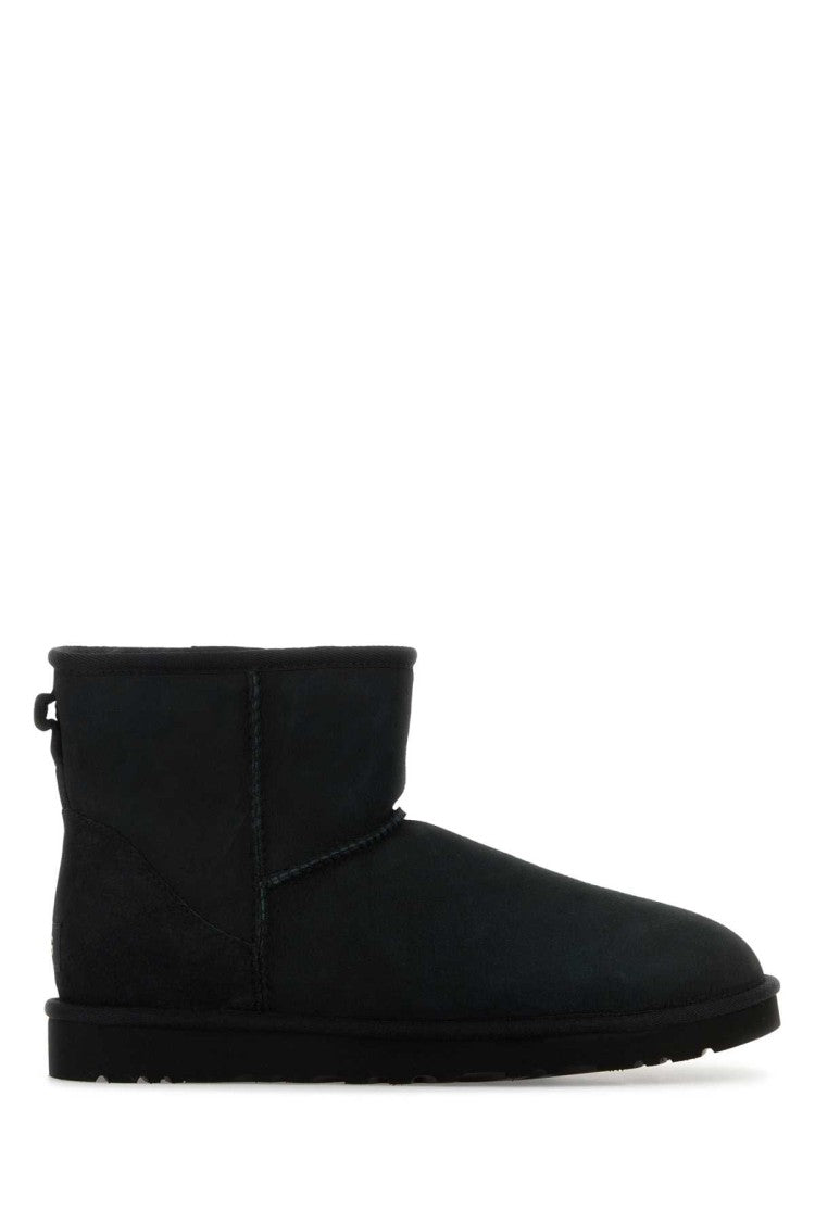 Ugg Black Suede Classic Mini Ii Ankle Boots
