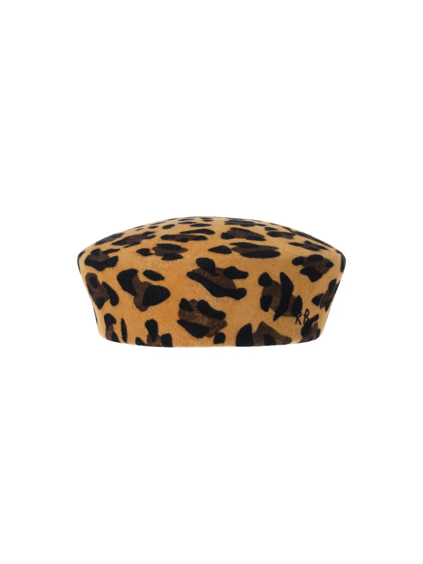 Ruslan Baginskiy Multicolor Wool Animalier Logo Hat