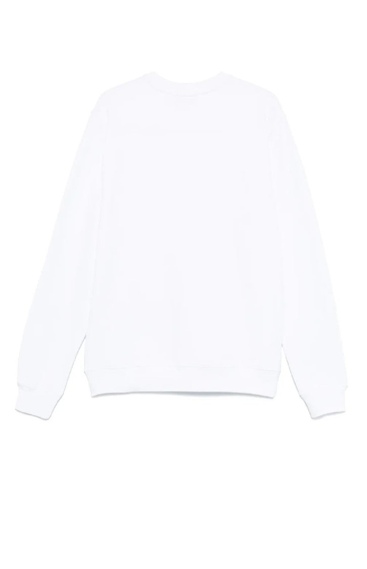 Msgm Graphic Print Crew Neck Sweatshirt