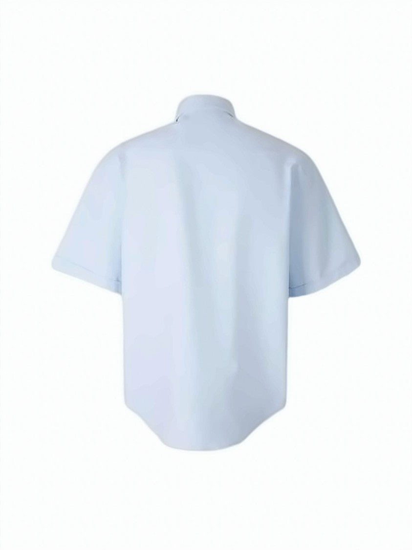 Ami Paris Casual Button-Down Short-Sleeve Shirt