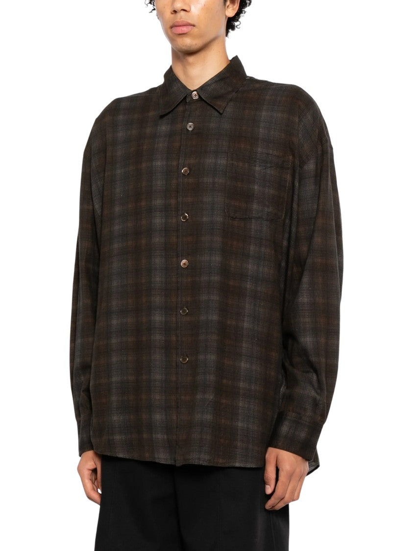 Our Legacy Borrowed Check Oversized Shirt