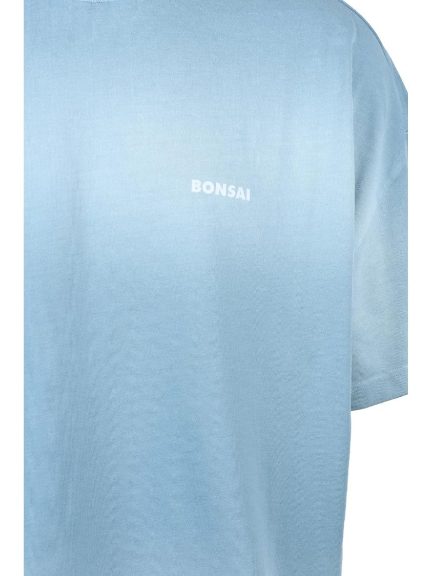 Bonsai Aqua Green Gradient Cotton T-Shirt