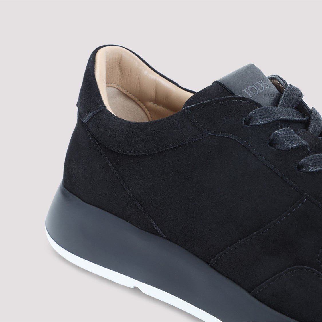 Tod's Dark Blue Suede Sneakers