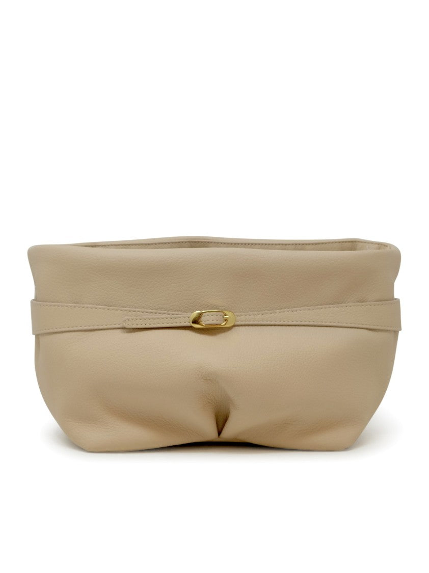 Roberto Del Carlo Anna Nude Leather Bag