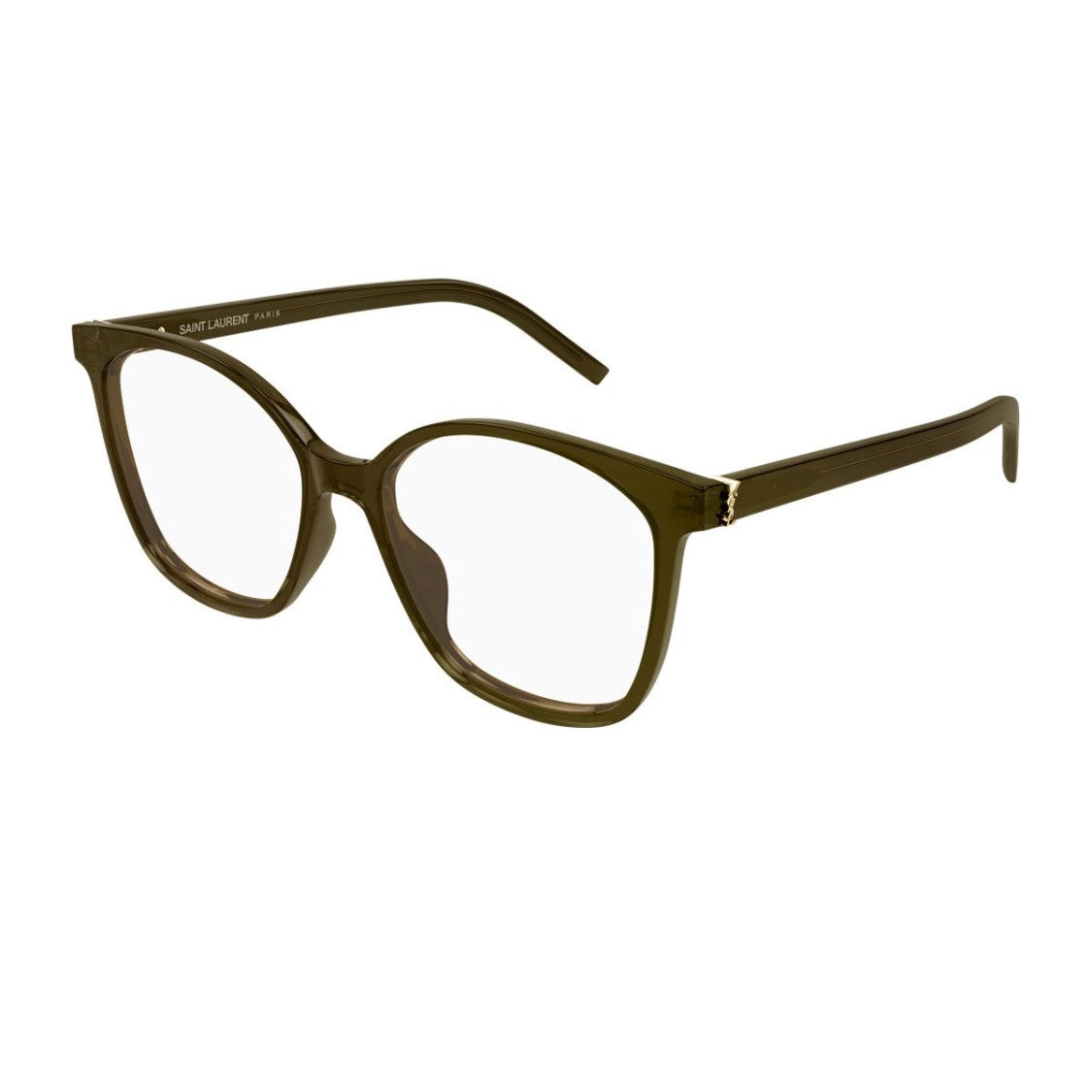 Saint Laurent Brown Sl M162 Monogram Acetate Soft Square Sunglasses