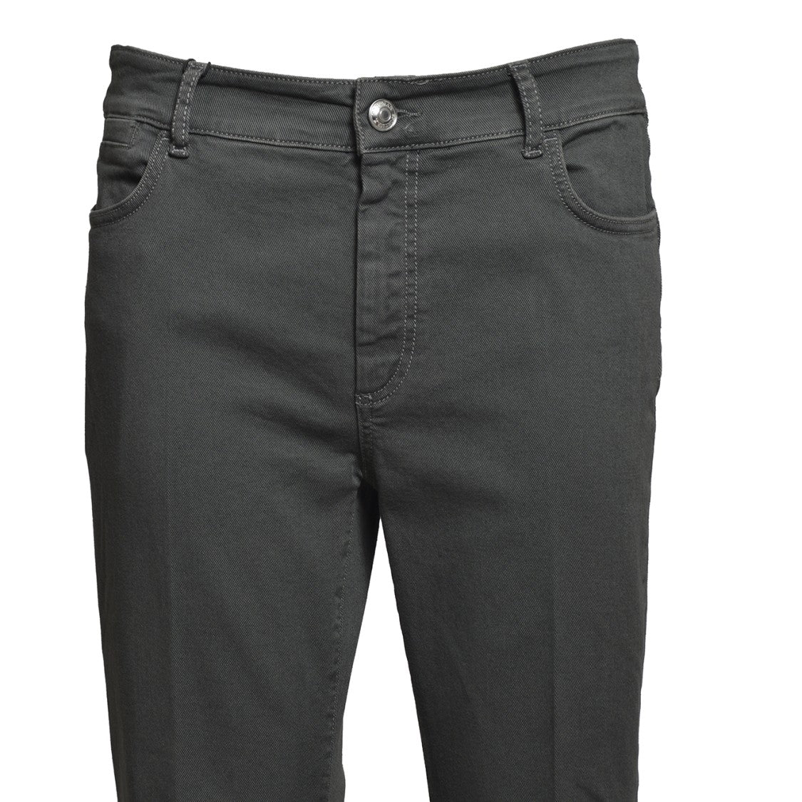 Sportmax Cropped Grey Bull Stretch Jeans