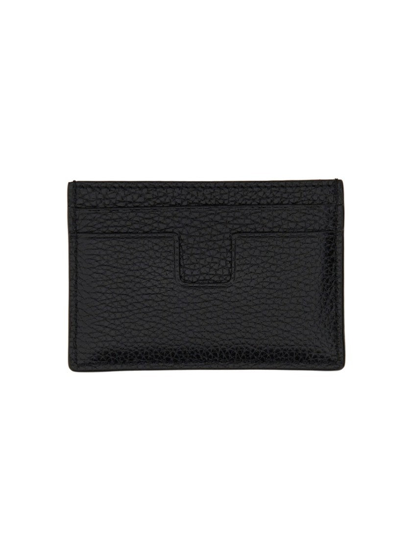 Tom Ford Textured Calf Leather Card Holder