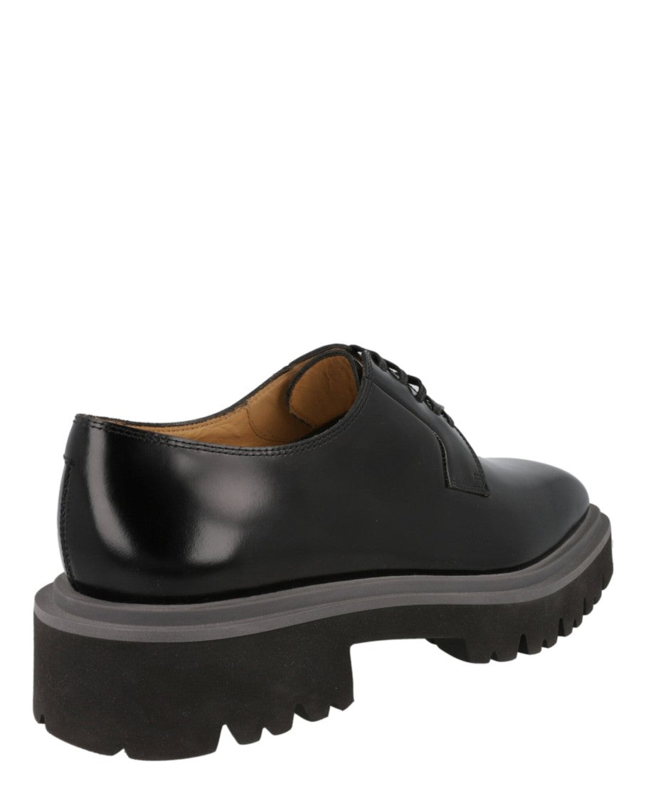 Ferragamo Flicker Leather Dress Shoes