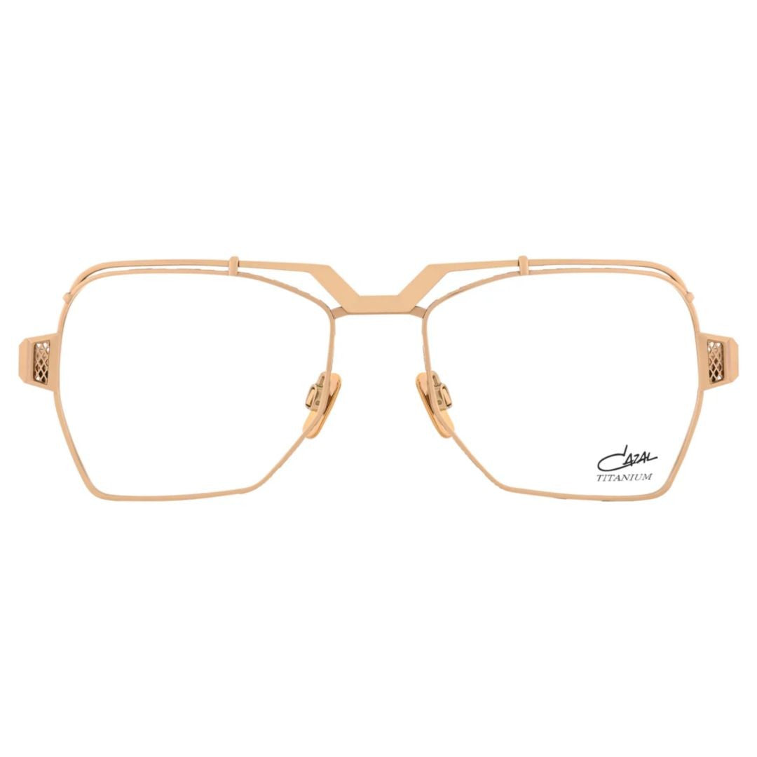Cazal 5009 Geometric Titanium Sunglasses With Double Bridge Design