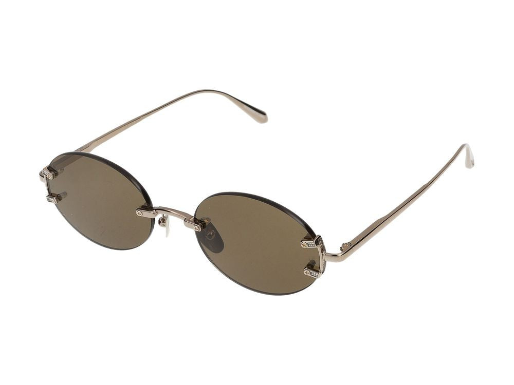 Linda Farrow Sunglasses Lfl1544 Stella C7 White Gold/Silver 51/22/145