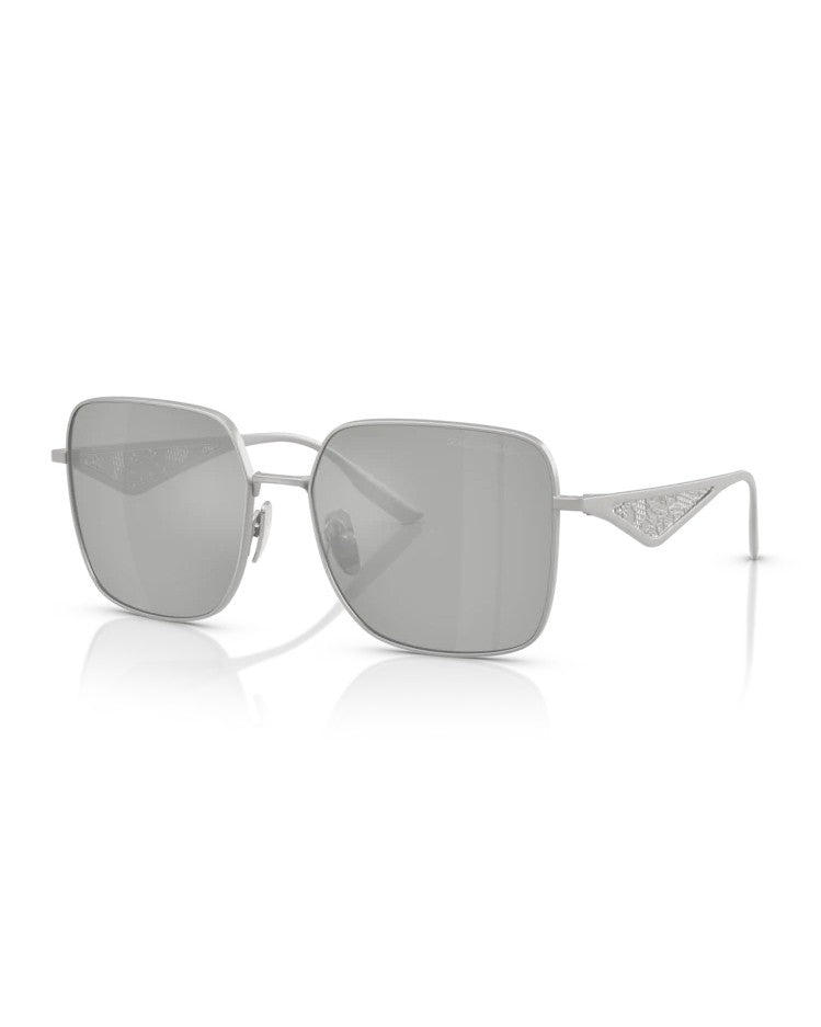 Dolce & Gabbana Square Frame Sunglasses With Clear Mirror Lenses