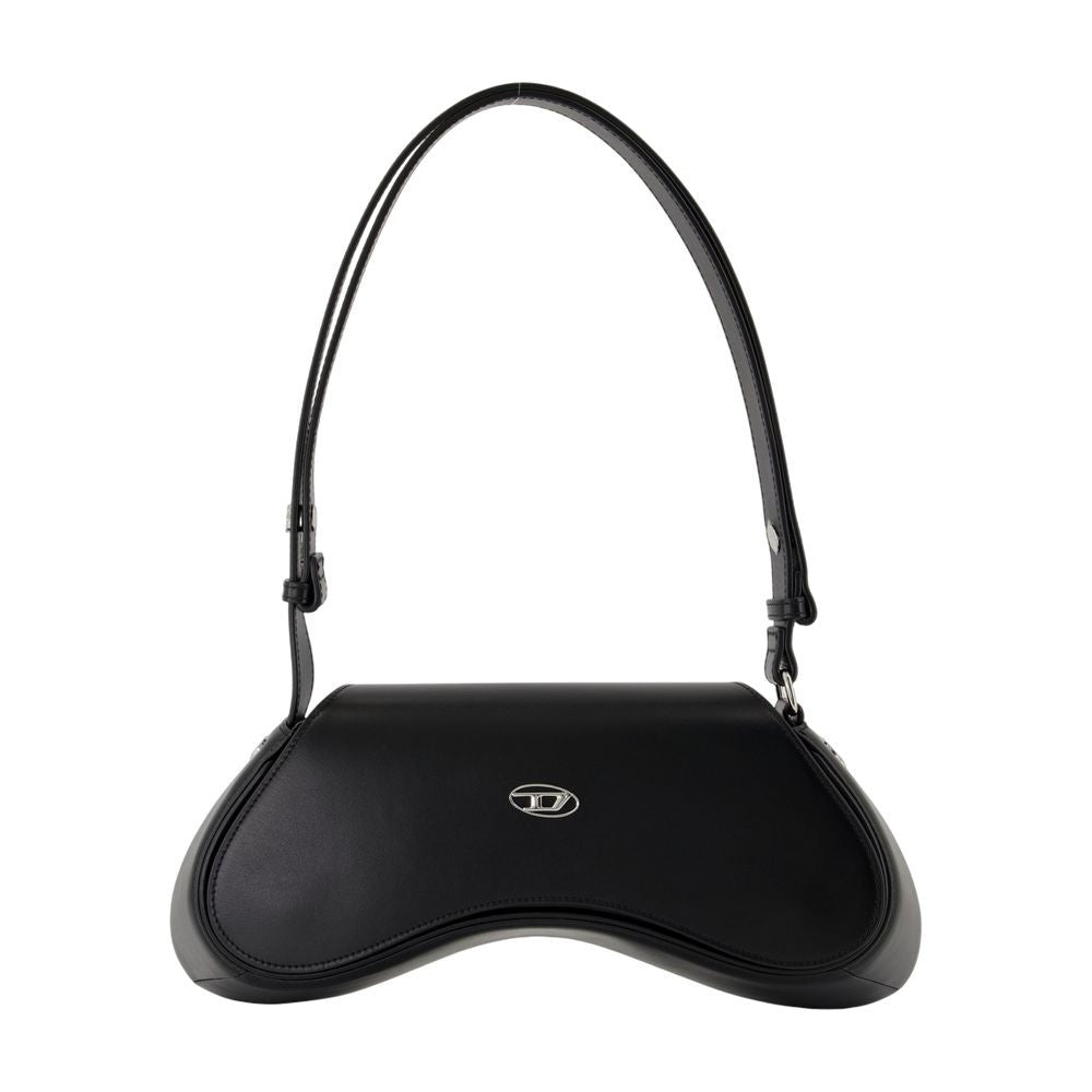 Diesel Play Shoulder Bag - Leather - Black