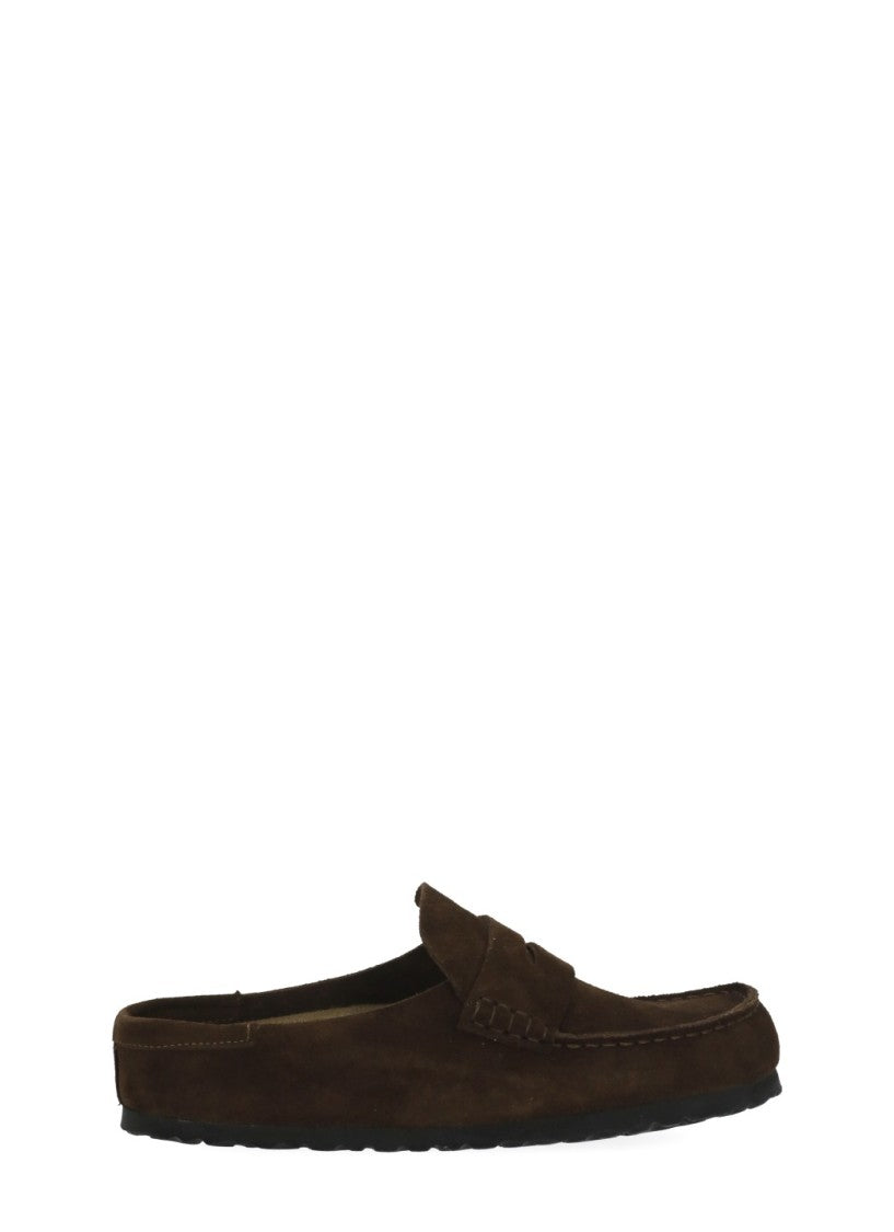 Birkenstock Brown Naples Wrapped Suede Sandals